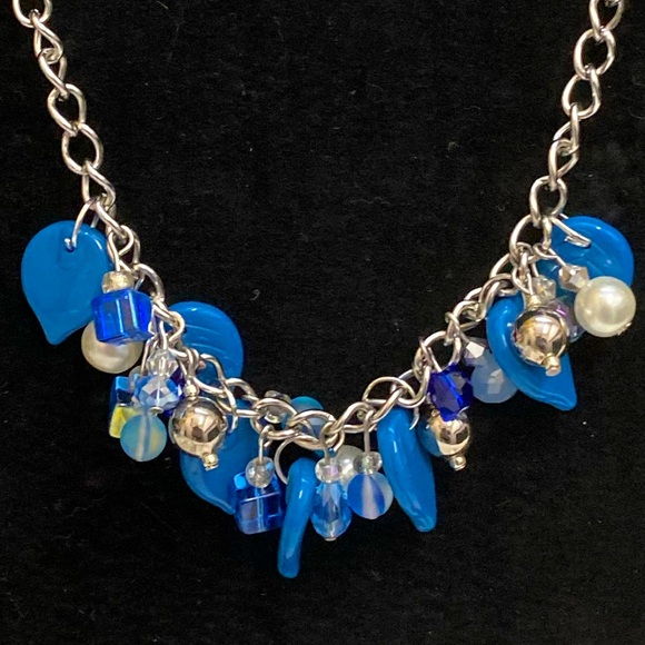 Blue Cha Cha Necklace & Earring Set - Picture 3 of 4